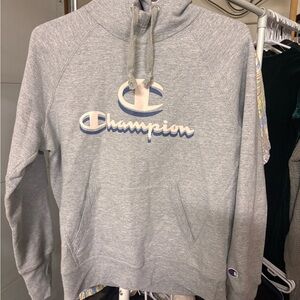 Champion Heather Gray Athletic Hoodie